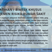 Pelatihan Manajemen Risiko Rumah Sakit